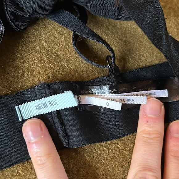 Lot of 4 Urban Outfitters unlined Bralettes Black - Picture 9 of 9